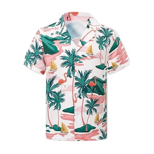 ชุดเดรสฮาวายผ้าฝ้ายลำลองสำหรับผู้ชายเสื้อยืดชายหาดไซส์ใหญ่พิเศษพิมพ์ลายกราฟิกแบบกำหนดเองเสื้อยืดแขนสั้นไม่ยับสำหรับฤดูร้อน - Product Image 5