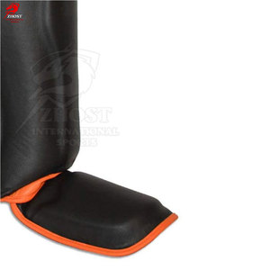High Quality Breathable Fabric Adjustable Strap Design Shin <b>Pads</b> For Gym <b>Practice</b> Workout Safety Equipment Training Gear - Product Image 6