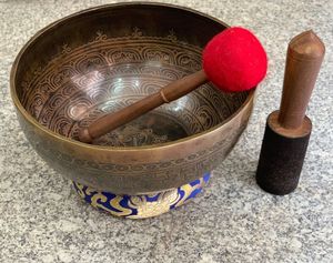 Antique Handcrafted Brass Singing Bowl For Meditation Healing Therapy Sound Bath Relaxation Chakra Balancing Spiritual <b>Wellness</b> - Product Image 3
