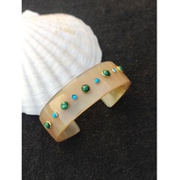 Gelang Tanduk Kerbau Alami Polesan Grosir, Gelang Tanduk Sapi Buatan Tangan, Perhiasan Boho Tribal Antik Imitasi, Grosir OEM