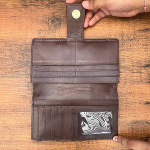 Hand <b>Tooled</b> Carving Wallet New Arrival Clutch Phone Case Stylish Cowhide Fur <b>Leather</b> Wallet Multi Uses Western <b>Leather</b> Wallets - Product Image 5