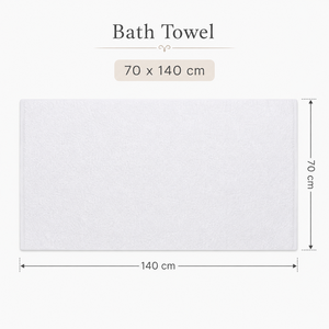 Serviette de bain en coton biologique GOTS 600 GSM, qualité hôtel et spa, 70x140cm, non teinte, en tissu éponge, logo personnalisé, vente en gros - Product Image 4