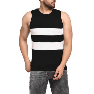 Camiseta sin Mangas para Hombre, Tejida, 100% Algodón, Proceso Ecológico, Transpirable, Ligera, Tela Suave, para Uso Diario, Casual, Verano - Product Image 1