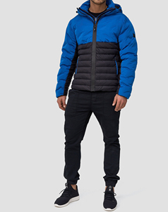 High Quality Down Puffer Coat <b>Men's</b> Trend Hooded Thick <b>Jacket</b> Custom Winter Bomber Shiny <b>Men's</b> Puffer <b>Jacket</b> - Product Image 2