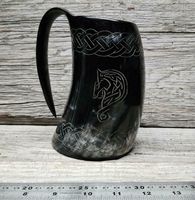 Mug en corne de buffle, mugs faits à la main, accessoires écologiques pour boissons