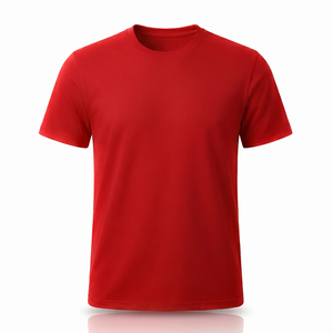 22147 Sporty Long Men's T-shirt <b>100</b>% <b>Polyester</b> 260g <b>Yarn</b> Dyed Digital Printed Jersey Fabric Short Sleeve Regular Fit - Product Image 4