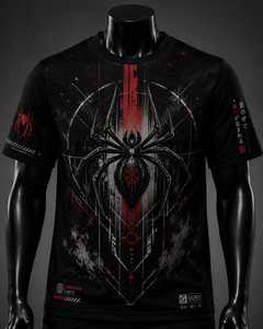 เสื้อยืดกราฟิกที่ได้แรงบันดาลใจจากซูเปอร์ฮีโร่เว็บฮีโร่เสื้อยืดสตรีทแวร์ผ้าฝ้ายพรีเมี่ยม - Product Image 4