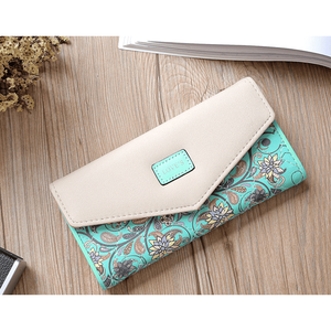 Fashion Women's Leather Envelope Clutch <b>Wallet</b> <b>Long</b> Card Holder Purse Bag Handbag - Product Image 2