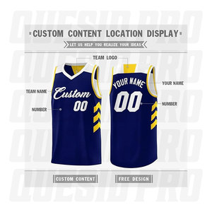 Maillots de basket en gros, vêtements de sport, sublimation, logo personnalisé, commande d'équipe à prix abordable, maillots de basket de qualité supérieure avec broderie - Product Image 3