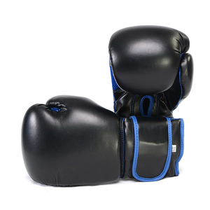 Guantes de Kickboxing al por Mayor con Cuero Sintético Resistente, Acolchado Absorbente de Impactos, Cierre de Gancho y Bucle en la Muñeca, OEM Personalizado - Product Image 1