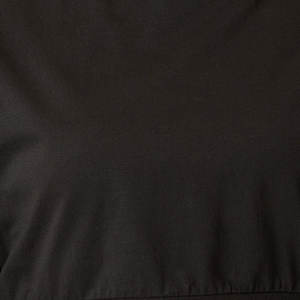 Top corto de manga larga para mujer, color negro liso con incrustaciones de diamantes de imitación, fácil de usar, ligero. - Product Image 6