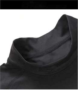 Camiseta Deportiva Ligera de Otoño para Hombre, Ecológica, Personalizada OEM, Manga Corta, Cuello en V, para Gimnasio, Compresión, 2026 - Product Image 2