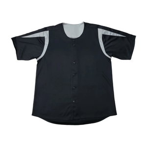 Nuevo Diseño de Camiseta de Béisbol con Cuello Redondo, Manga Corta y Botones Delanteros, Precio Económico, Ropa Deportiva de Poliéster, Apta para Todas las Temporadas - Product Image 1