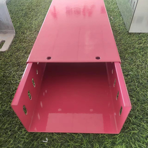 Plateau de câblage résistant aux rayures, en acier galvanisé enduit de polyester durable, pour tunnel - Product Image 1