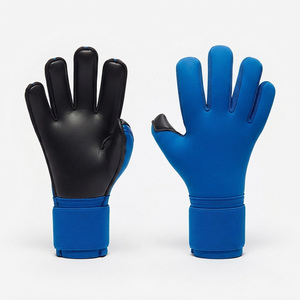 Gants de gardien de but de football haut de gamme, en latex, à doigts entiers, anti-humidité, antidérapants, respirants, avec fermeture auto-agrippante, unisexe, pour l'extérieur - Product Image 5