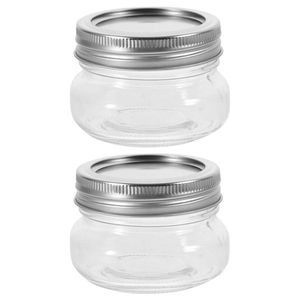 Glass Jar With Metal Lid Perfect For Modern <b>Kitchen</b> <b>Storage</b> And Keeping Food Fresh Longer - Product Image 1