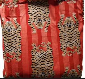 Kaftan long léger style bohème à taille élastique, imprimé tropical, 100 % coton indien, fabriqué à la main par Satnam Handicrafts - Product Image 2