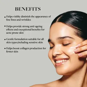 Crème Visage Anti-Âge à Marque Blanche avec Peptides et Niacinamide OEM Hydratante Réparatrice Anti-Rides Raffermissante pour la Vente en Gros - Product Image 3