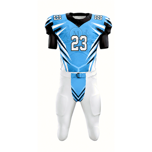 Nueva Llegada: Conjuntos de Uniformes de Fútbol Americano para Hombre, Personalizados al por Mayor, Manga Corta, Transpirables, Tallas Grandes para Equipos, Pedido Mínimo de 10 Conjuntos - Product Image 4