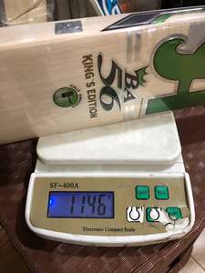 Bate de críquet CA Sports Gold BA 56 Kings Edition de madera de sauce inglés con funda de bate de regalo, agarre adicional y lámina protectora, todo incluido. - Product Image 2