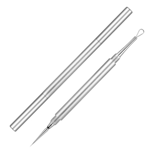 Kit de Herramientas para Eliminar Puntos Negros, Extractor de Puntos Negros de Calidad Profesional, Kit de Herramientas para Eliminar Espinillas, Acero Inoxidable Profesional - Product Image 5
