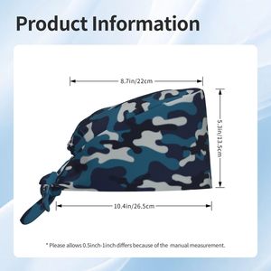 <b>Scrub</b> <b>Caps</b> Satin Lined High Quality Customizable Colors Logo Unisex Hospital Surgeon Long Hair Nurses OEM Service Quick Dry - Product Image 6