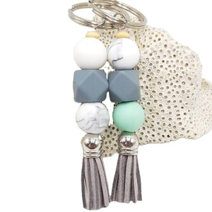 Trendy Macrame Keychains Tassel Keychain - Product Image 1