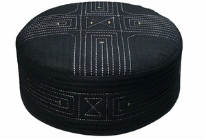 Wholesale Traditional Islamic Ethnic Style Men's Kufi <b>Hat</b> Customized Logo Shams Turkish Headwear for Prayer Best Wear - Product Image 2