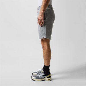 Shorts pour hommes gris imprimé camouflage, taille mi-haute, fermeture élastique, style décontracté, 100% coton, impression par sublimation, anti-UV, devant - Product Image 4