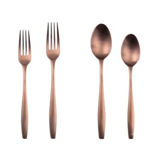 Wholesale Copper Rose <b>Gold</b> <b>Spoon</b> Set Modern Tableware Kitchen Cutlery Dinnerware Coffee Tea <b>Spoon</b> - Product Image 4