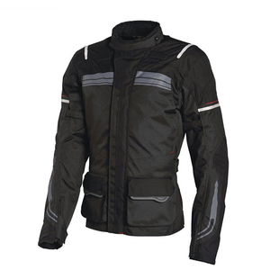 Chaqueta de Motocicleta de Poliéster Negra de Manga Larga para Hombre, Resistente al Viento, para Todas las Temporadas, Ropa de Motociclista y Automovilismo de Run Apparel - Product Image 5