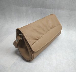 Sac à bandoulière en cuir de vachette recyclé sur mesure pour femme, sac à main brodé, sac à la mode pour femme, fournisseurs directs d'usine - Product Image 3