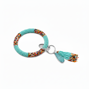 Llavero Boho Artesanal con Cuentas, Colgante Ecológico de Aleación de Zinc para Bolsos, para Mujeres, Hombres y Amigos, Artículo de Regalo Artesanal Hecho a Mano - Product Image 3