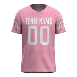 Maillots de football américain tendance pour hommes de haute qualité, grande taille, logo personnalisé, design populaire, vêtements de sport 100% polyester, col en V - Product Image 1