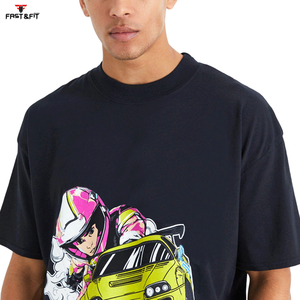 Camiseta Deportiva Personalizada al por Mayor para Hombre, Estilo Holgado, Manga Corta, 100% Algodón, Impresión Serigráfica - Product Image 6