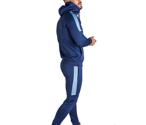 Chándal de la mejor calidad para gimnasio, fitness, correr, entrenamiento, con cremallera, informal, liso, con diseño elegante, ropa deportiva. - Product Image 2