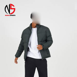 Chaqueta Acolchada con Cuello Tipo Campana de Alta Calidad, Resistente al Viento, Cálida para Invierno, Chaqueta de Burbujas para Hombre con Bolsillos - Product Image 3