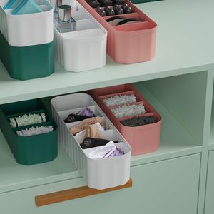 Zenara PP Injection Molded Five Compartment Underwear <b>Socks</b> Clothing Storage <b>Box</b> Organizer - Product Image 3