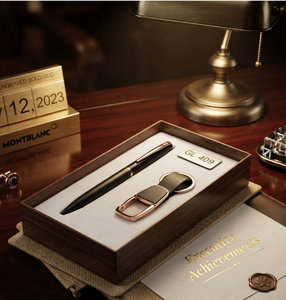 Venta al por mayor de bolígrafos de negocios, bolígrafo con llavero, cuaderno combinado para el Día del Padre o Navidad, impresión Offset, juegos de regalo - Product Image 1