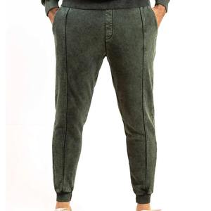 Stylish Custom Hooded Winter Printed Casual Sun Faded Men Women Sweat Suit Set Acid Wash Tracksuit 100% Cotton - Product Image 2