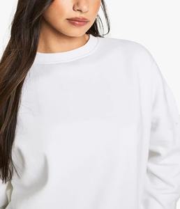 Ensemble de pyjama en coton uni pour femme avec logo personnalisé, vente en gros, 2 pièces, vêtements pour femme - Product Image 6