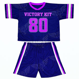 Ensemble de maillots de sport personnalisés pour hommes, respirant, à séchage rapide, t-shirt et short, tenue d'entraînement de football personnalisée, vêtements de sport pour la salle de sport - Product Image 3