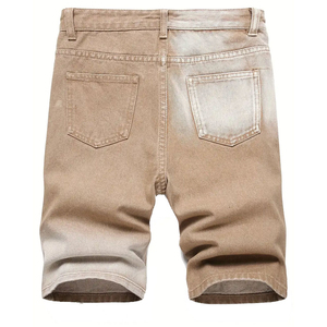 Shorts en jean de coton tendance pour l'été, confortables, avec boutons, motif uni, nouveau style, décontractés, imprimés numériquement - Product Image 2