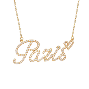 Nuevo Collar de Lujo con Colgante de Letra Personalizada de Moissanita, Plata de Ley 925, Dos Tonos, Joyería Hip Hop Unisex, Chapado en Plata - Product Image 1
