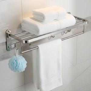 High Quality Premium Wall Mounted Towel Rack Stainless Steel <b>Bathroom</b> Towel Corrosion Free Resistant <b>Accessory</b> for <b>Bathroom</b> - Product Image 1