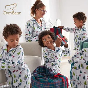 100% Organic Cotton Interlock Family Dog Pyjamas Christmas Matching Family Pajamas Family Pajamas Matching Pet And Owner Pajamas