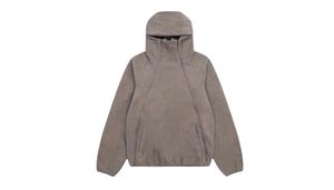 Sweat-shirt à capuche personnalisé avec logo, en molleton, coton et polyester, coupe ample et carrée, épaules tombantes, options d'effets de lavage disponibles, MOQ 10 - Product Image 2