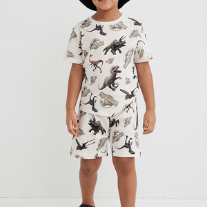 Conjunto de Camiseta y Pantalones Cortos de Moda Casual para Niños, Ropa de Verano para Niños - Product Image 2