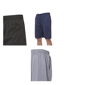 Shorts Bermuda en coton noir pour homme avec cordon de serrage à la taille et poches, style décontracté, coupe mi-haute - Product Image 4