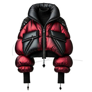 Nouvelle Veste Courte Matelassée Femme 2026, Design Personnalisé, Prix Abordable, Haute Qualité, Vente en Gros OEM - Product Image 1